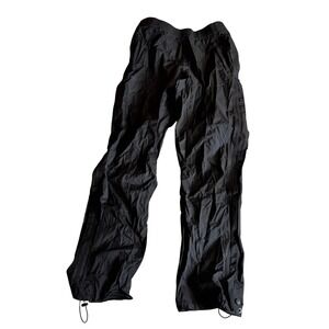 Men's Marmot Full Zip Precip Rain Pants Hiking Camping, Black, Size L